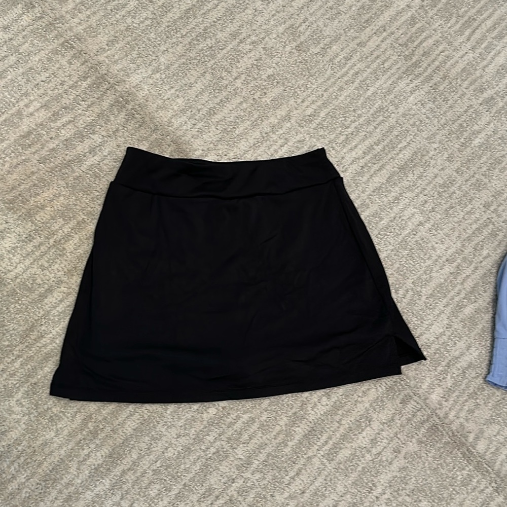 Lou Keith black mini skirt, size small